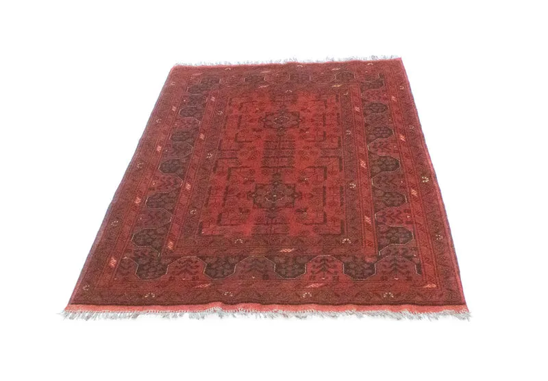 Afghan Teppich - Kunduz 105 x 156 cm - rot
