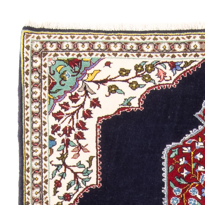 Perserteppich - Täbriz - Royal - 76 x 96 cm - dunkelblau