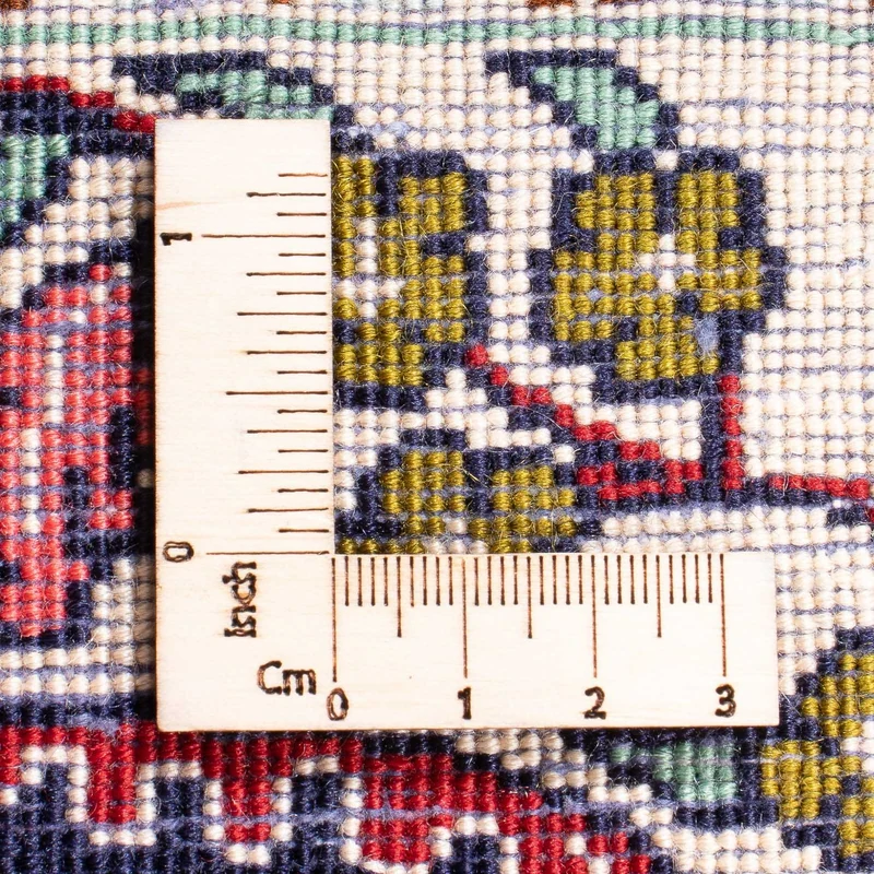 Perserteppich - Täbriz - Royal - 76 x 96 cm - dunkelblau
