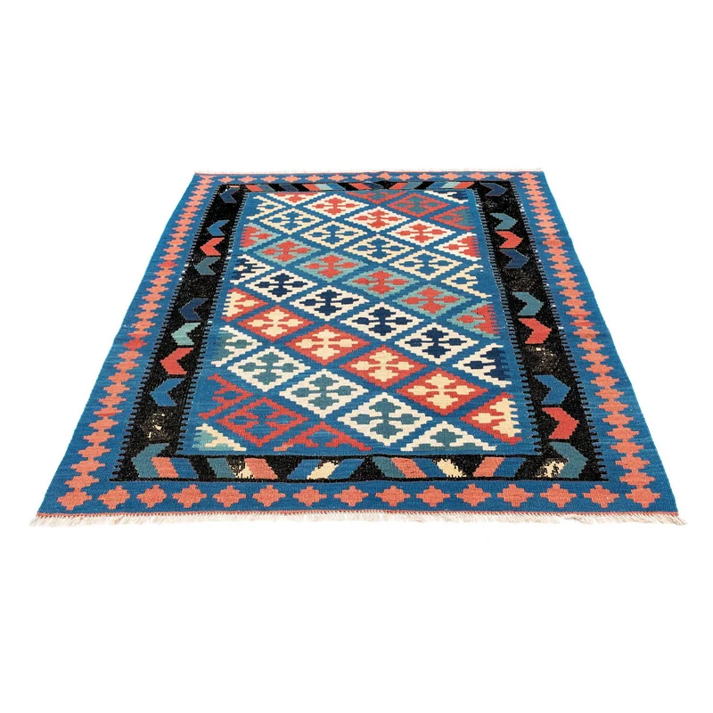 Kelim Teppich - Oriental 128 x 170 cm - blau