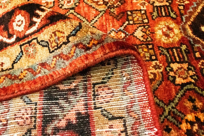 Perserteppich - Nomadic 119 x 352 cm - blau