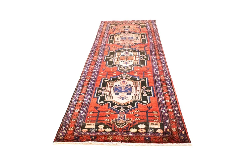 Perserteppich - Nomadic 106 x 312 cm - rot