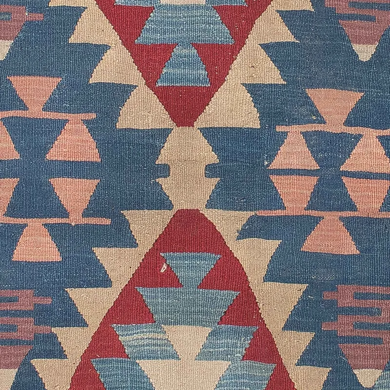 Kelim Teppich - Oriental 115 x 160 cm - blau