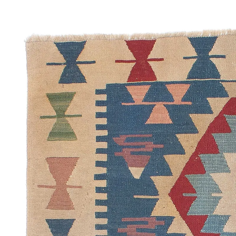 Kelim Teppich - Oriental 115 x 160 cm - blau