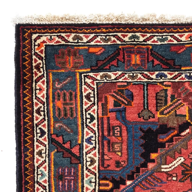 Perserteppich - Nomadic 83 x 118 cm - hellrot