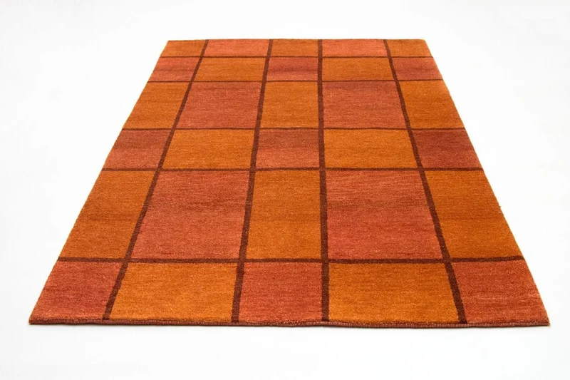 Gabbeh Teppich - Indus 168 x 239 cm - orange