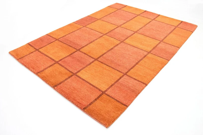 Gabbeh Teppich - Indus 168 x 239 cm - orange