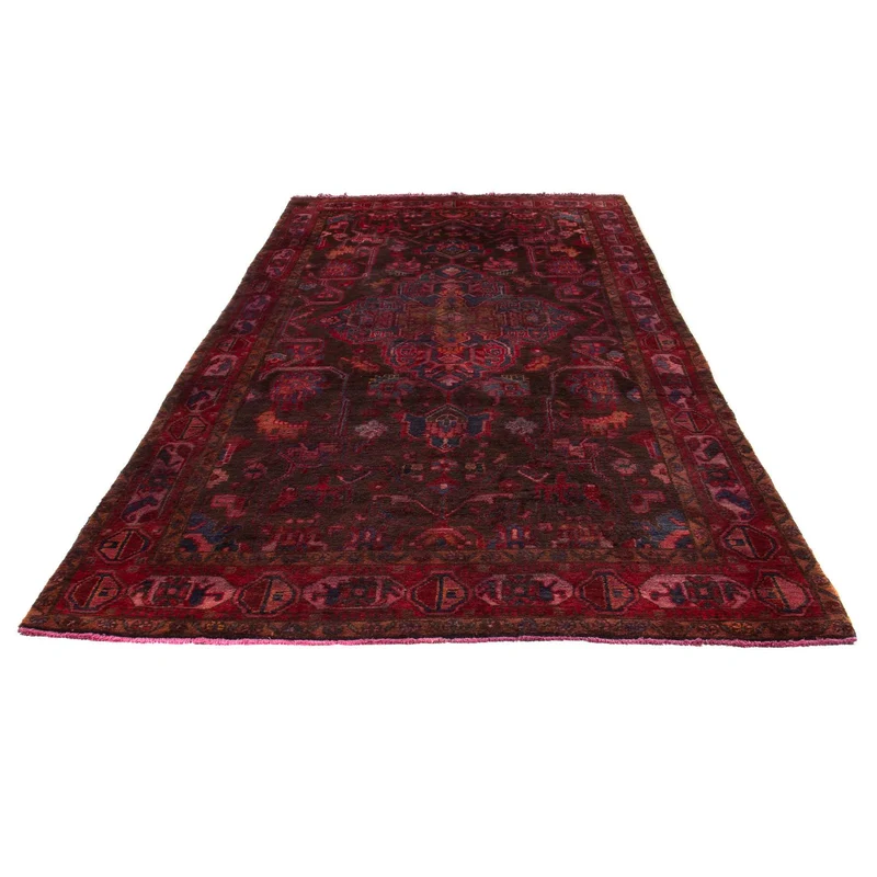Orientteppich 180 x 330 cm - dunkelrot