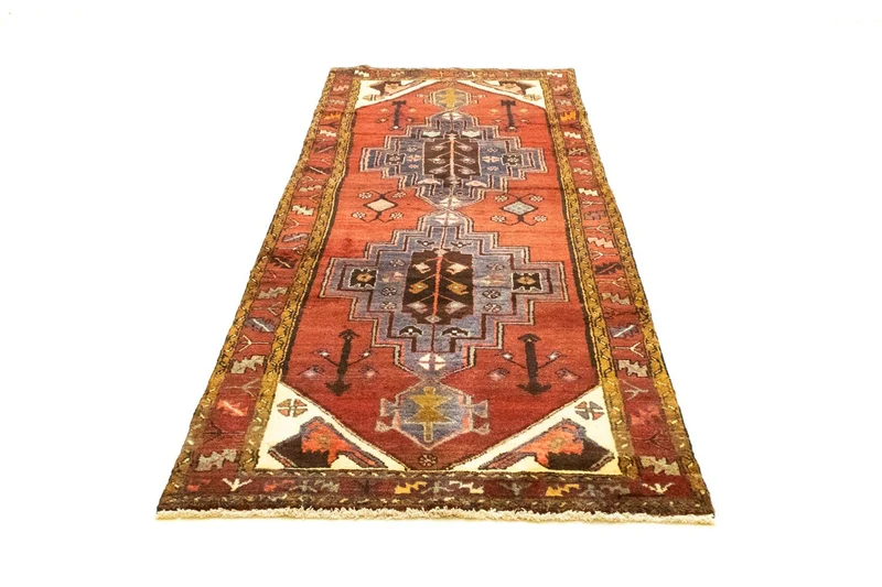 Perserteppich - Nomadic 105 x 297 cm - orange