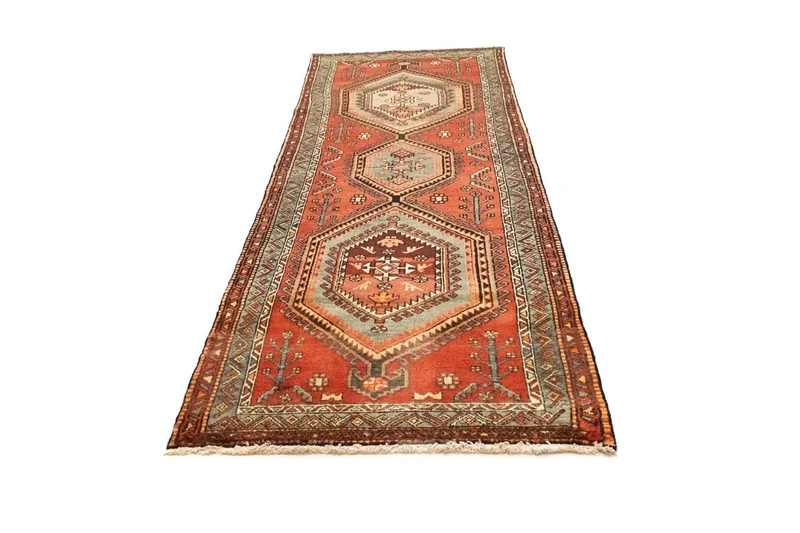 Perserteppich - Nomadic 98 x 292 cm - orange