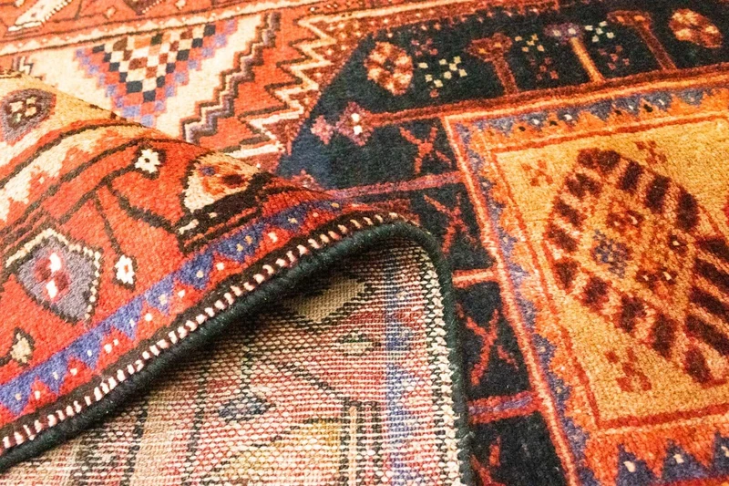 Perserteppich - Nomadic 108 x 300 cm - blau