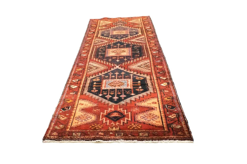 Perserteppich - Nomadic 108 x 300 cm - blau