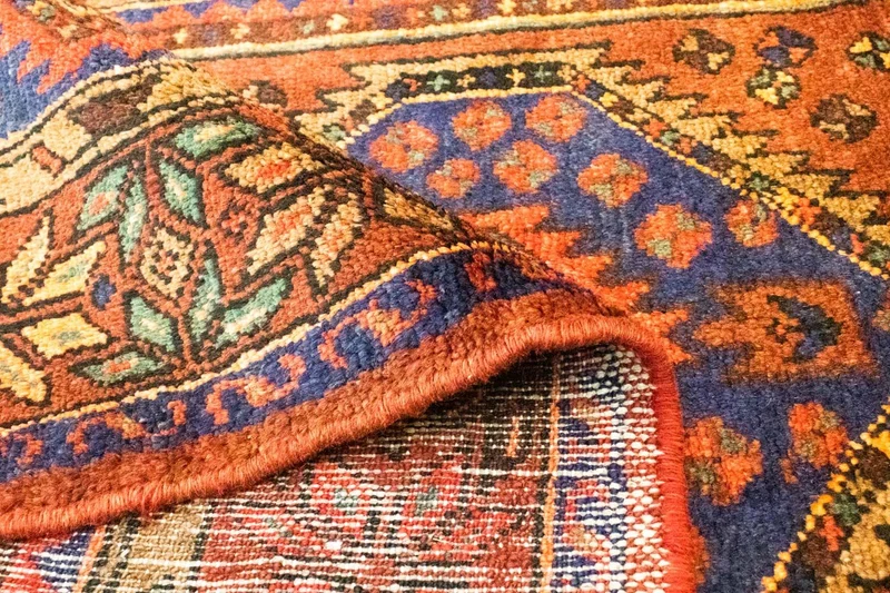 Perserteppich - Nomadic 108 x 315 cm - blau