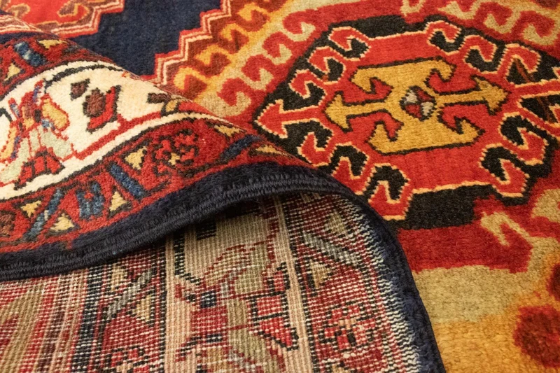 Perserteppich - Nomadic 120 x 320 cm - blau