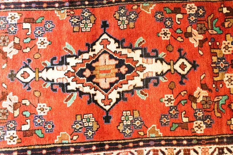 Perserteppich - Nomadic 97 x 273 cm - orange