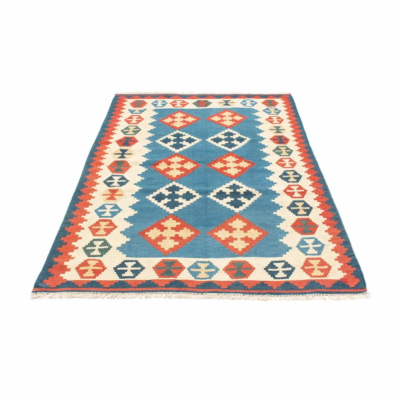 Kelim Teppich - Oriental 117 x 177 cm - blau