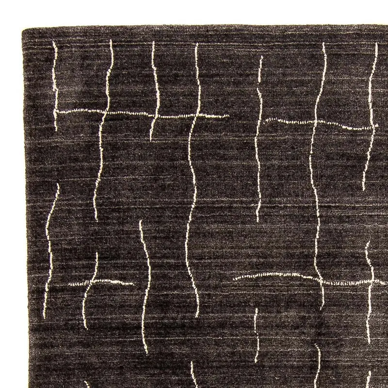Gabbeh Teppich - Loribaft Indus 142 x 200 cm - dunkelbraun