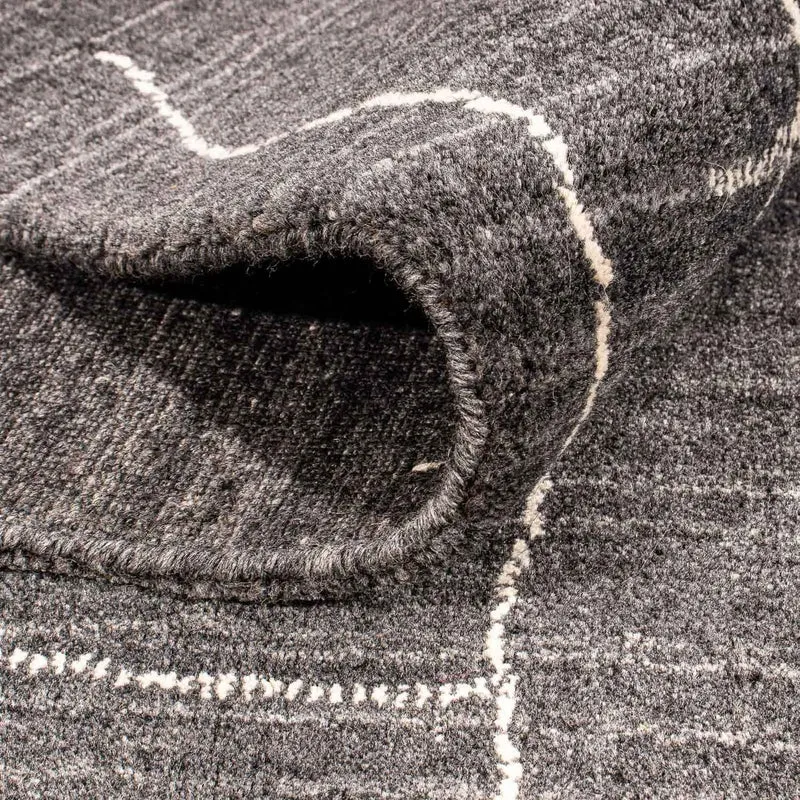 Gabbeh Teppich - Loribaft Indus 142 x 200 cm - dunkelbraun