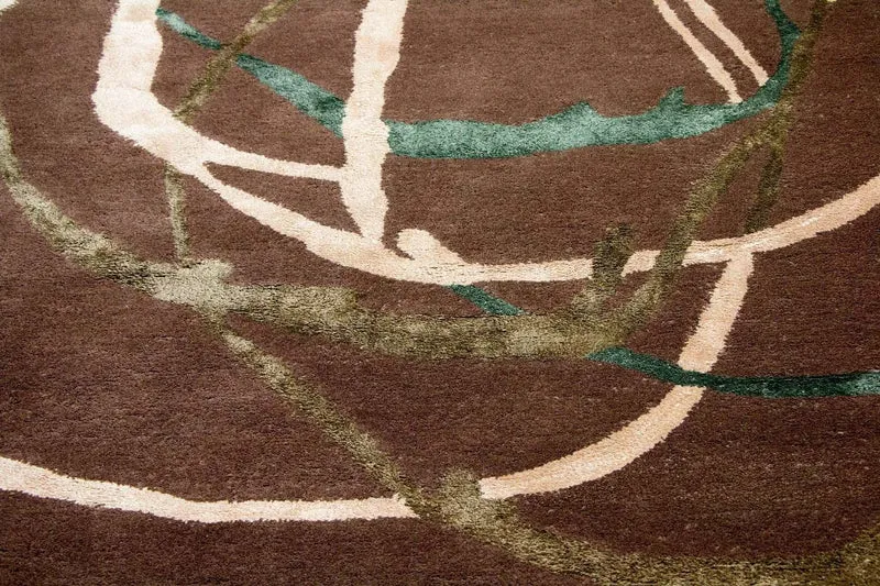 Designer Teppich 152 x 244 cm Teppich Wohnzimmer