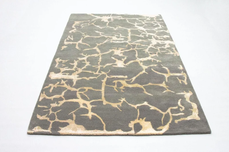Designer Teppich 154 x 241 cm Wohnzimmer Teppich