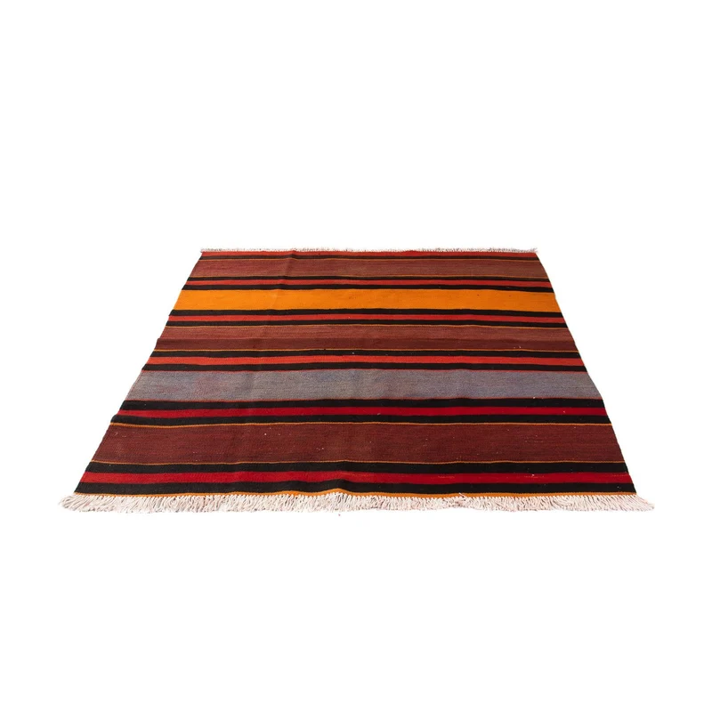 Kelim Teppich - Old 135 x 150 cm - mehrfarbig