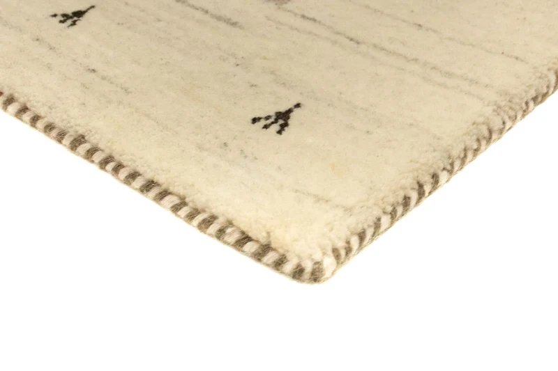 Gabbeh Teppich - Loribaft Indus 90 x 160 cm - beige
