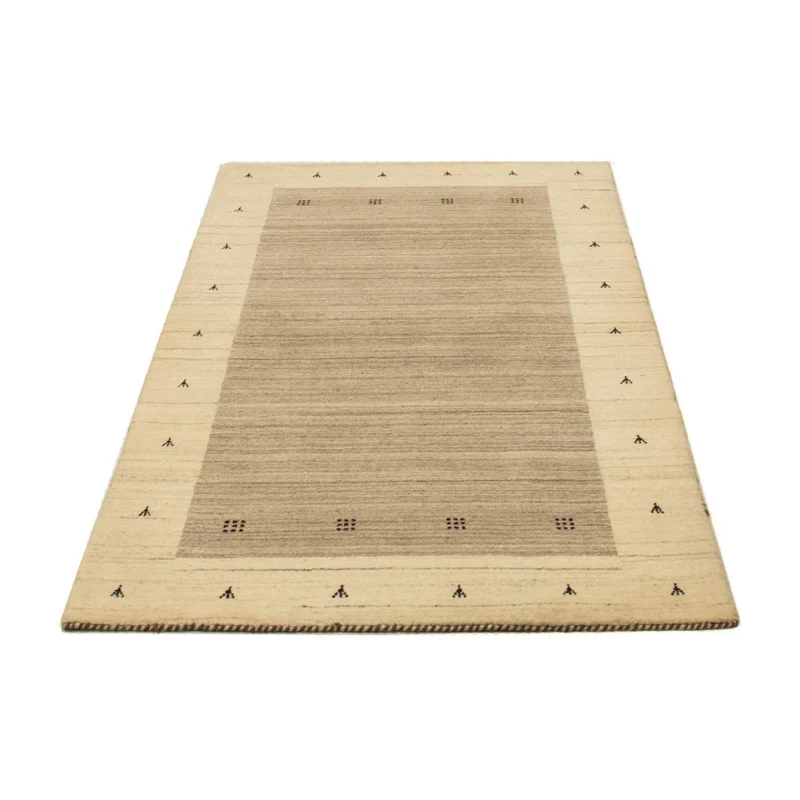 Gabbeh Teppich - Loribaft Indus 90 x 160 cm - beige