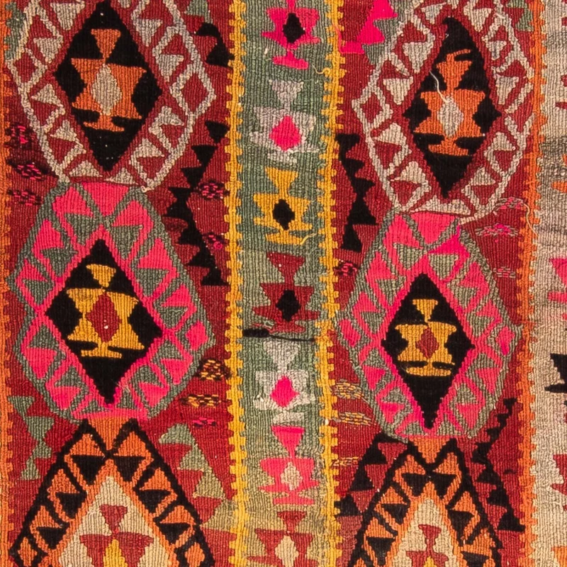 Kelim Teppich - Old 112 x 280 cm - mehrfarbig