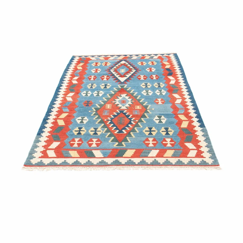 Kelim Teppich - Oriental 118 x 173 cm - blau