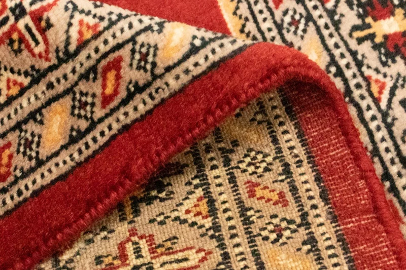 Afghan Teppich - Buchara 78 x 123 cm - rot