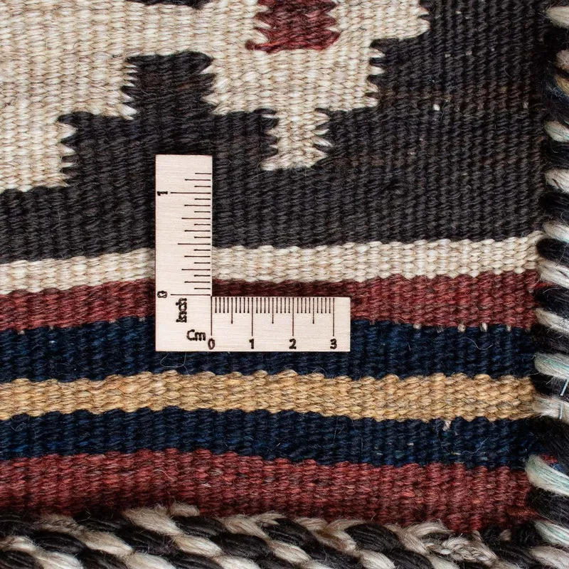 Kelim Teppich - Oriental 132 x 144 cm - dunkelrot