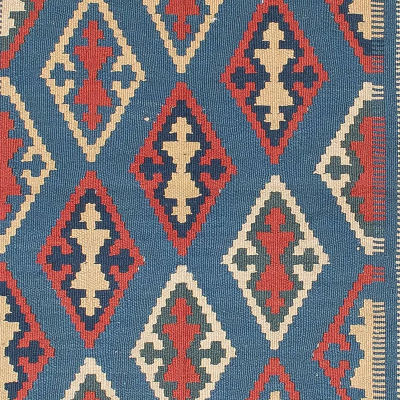 Kelim Teppich - Oriental 114 x 168 cm - blau