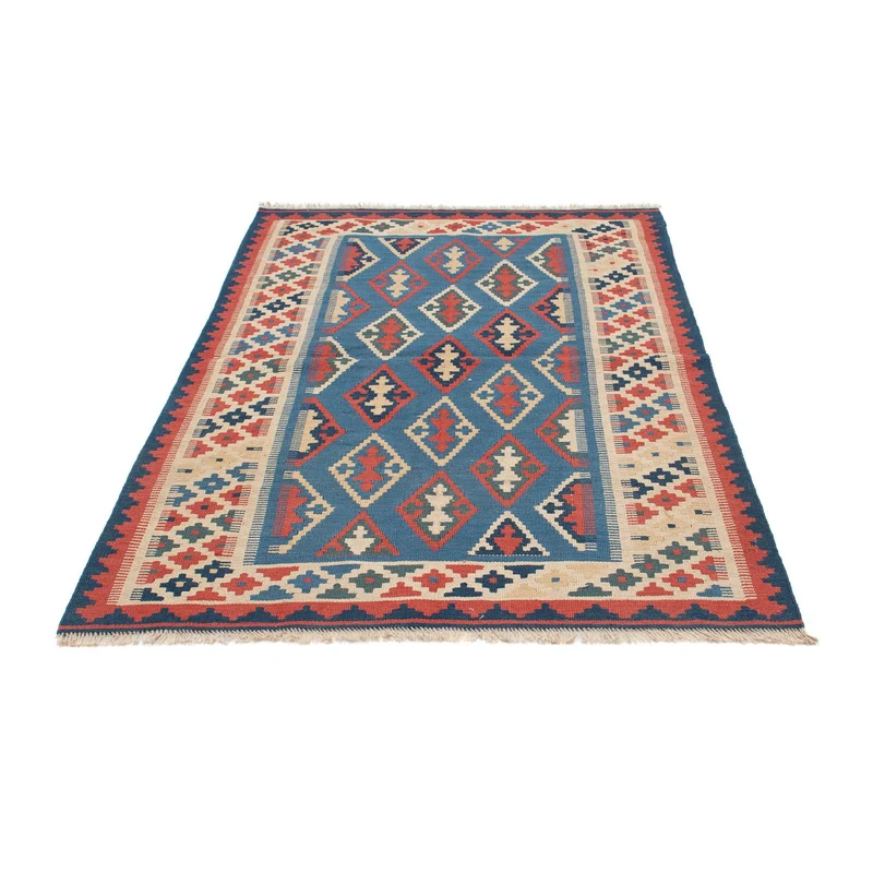Kelim Teppich - Oriental 114 x 168 cm - blau