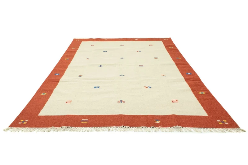 Kelim Teppich - Trendy 200 x 300 cm - beige