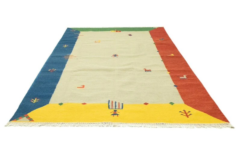 Kelim Teppich - Trendy 200 x 300 cm - beige
