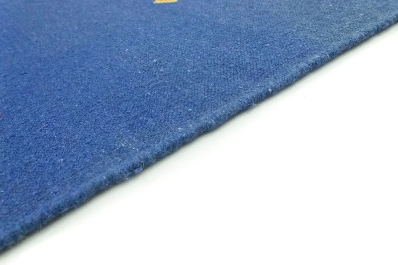 Kelim Teppich - Trendy 200 x 300 cm - blau