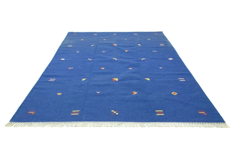 Kelim Teppich - Trendy 200 x 300 cm - blau