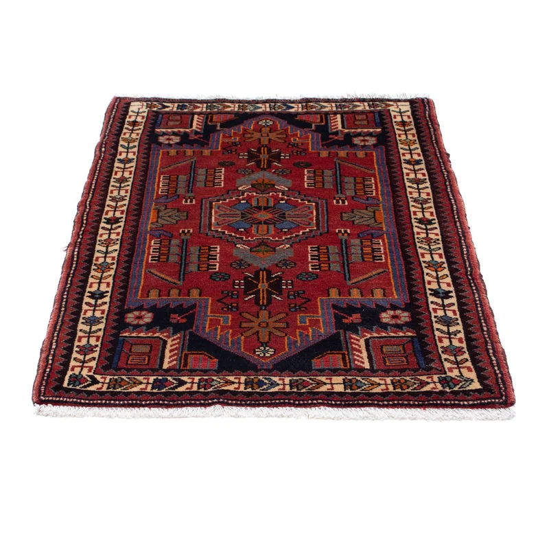 Perserteppich - Nomadic 81 x 118 cm - dunkelrot