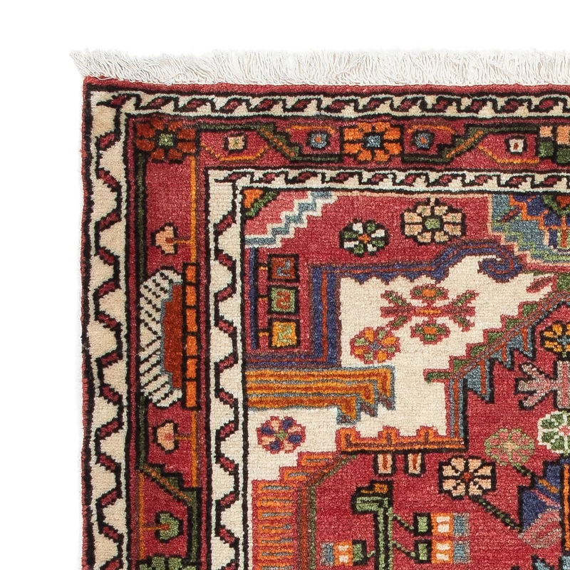 Perserteppich - Nomadic 88 x 117 cm - rot