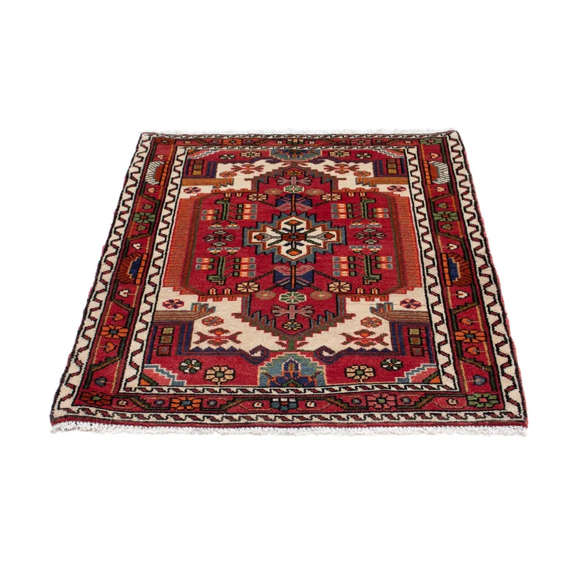 Perserteppich - Nomadic 88 x 117 cm - rot