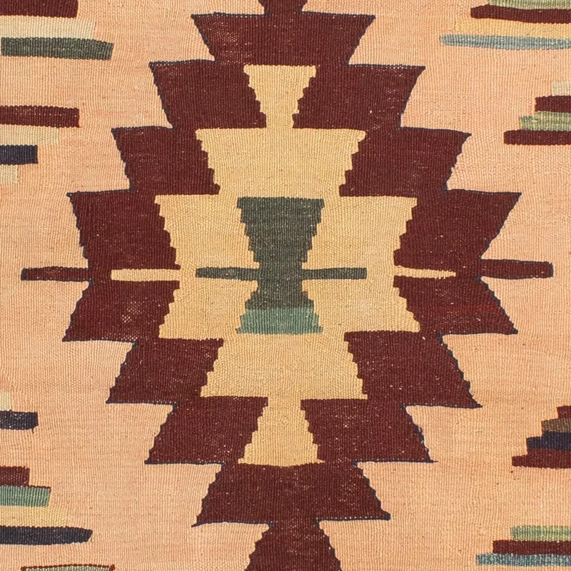 Kelim Teppich - Oriental 120 x 158 cm - hellbraun
