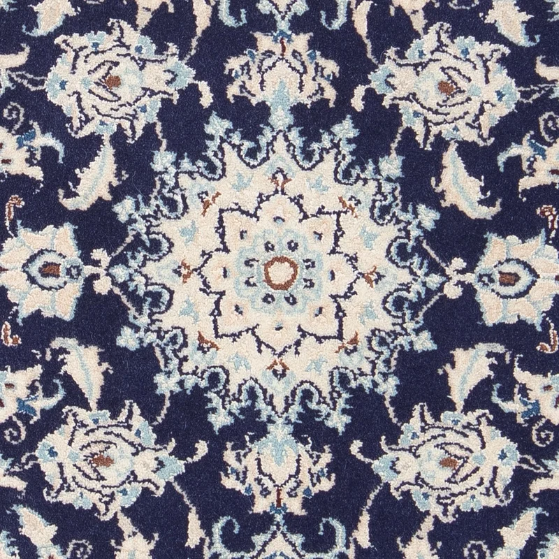 Perserteppich - Nain - Royal 55 x 85 cm - dunkelblau