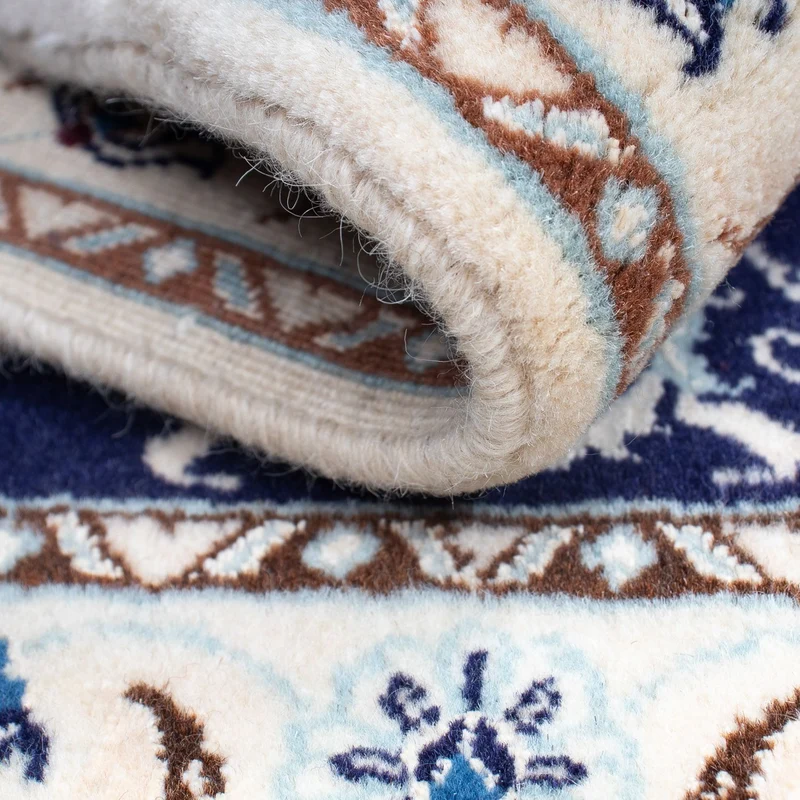 Perserteppich - Nain - Royal 55 x 85 cm - dunkelblau