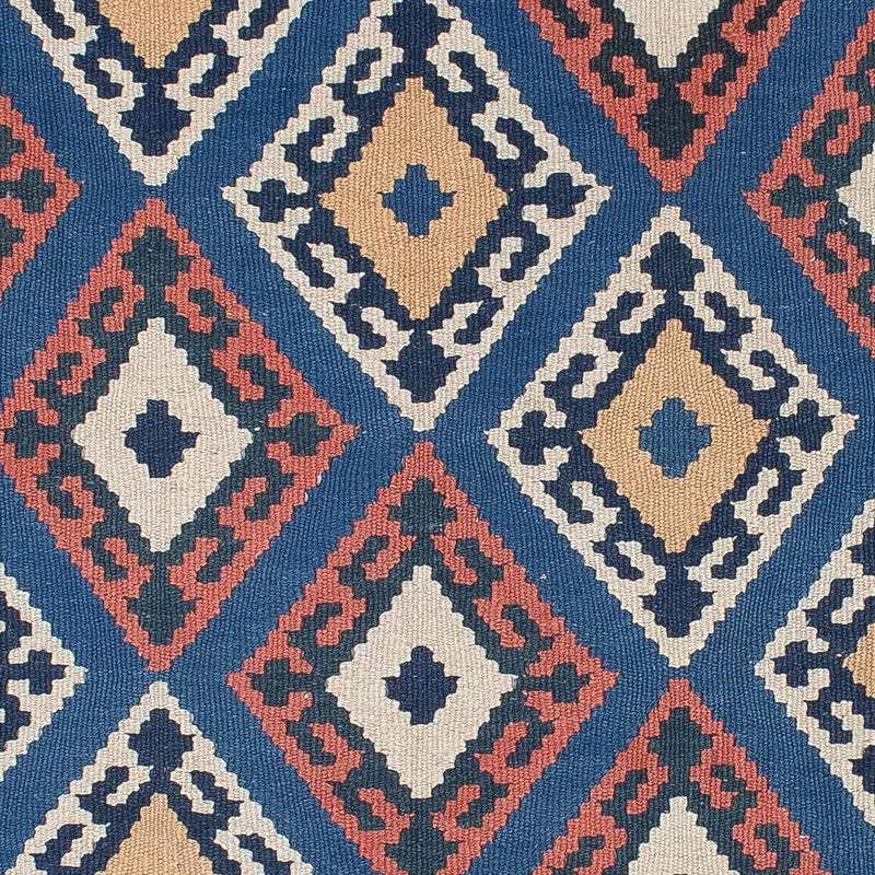 Kelim Teppich - Oriental 115 x 172 cm - blau