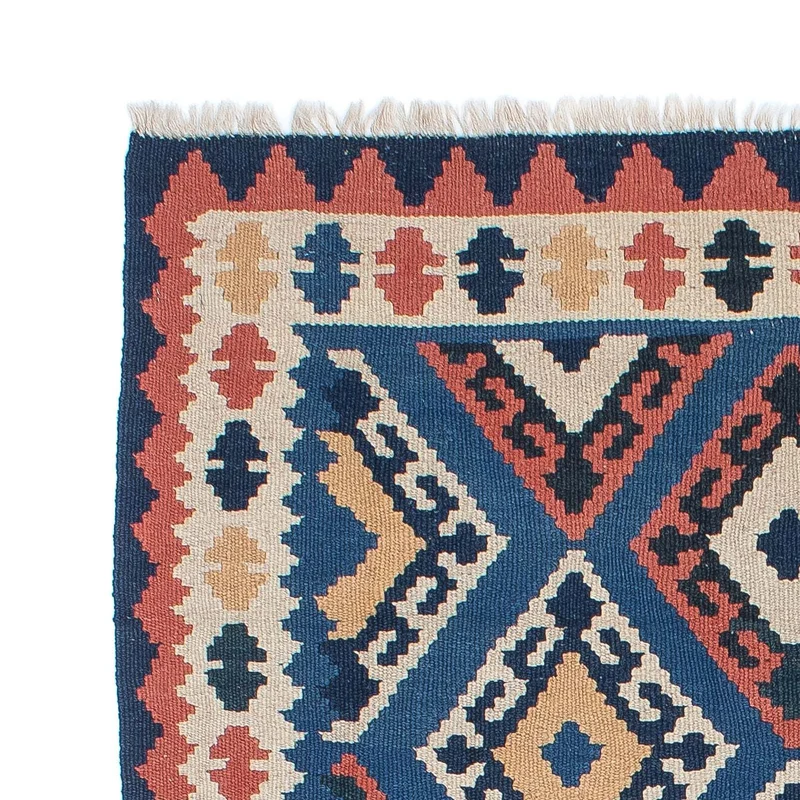 Kelim Teppich - Oriental 115 x 172 cm - blau
