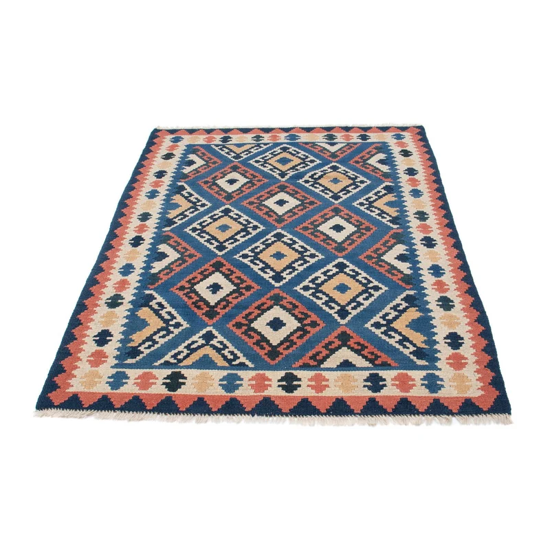 Kelim Teppich - Oriental 115 x 172 cm - blau