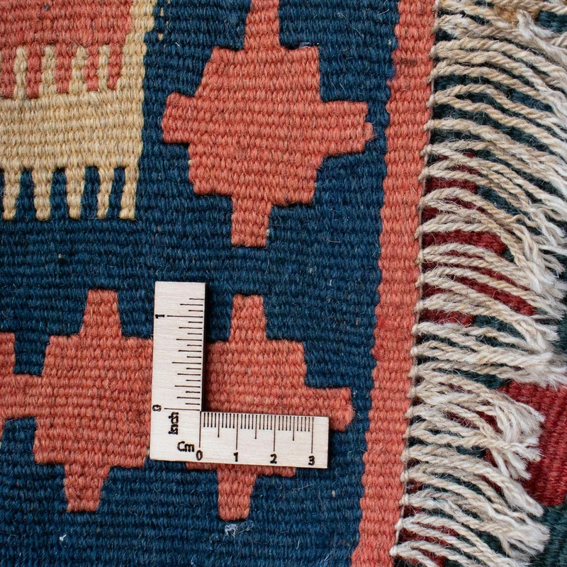 Kelim Teppich - Oriental 118 x 168 cm - blau
