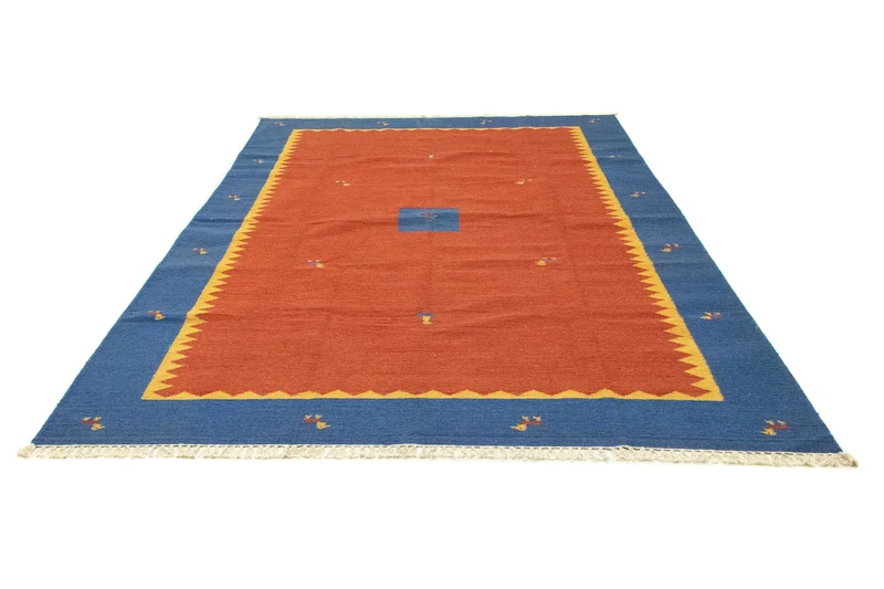 Kelim Teppich - Trendy 200 x 300 cm - orange