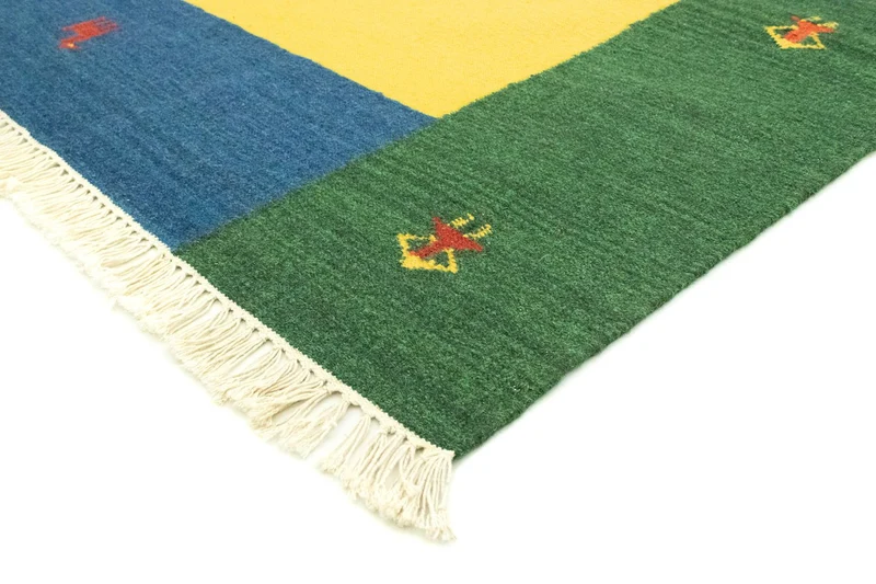 Kelim Teppich - Trendy 200 x 300 cm - gelb