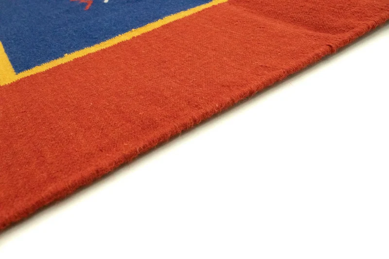 Kelim Teppich - Trendy 200 x 300 cm - blau